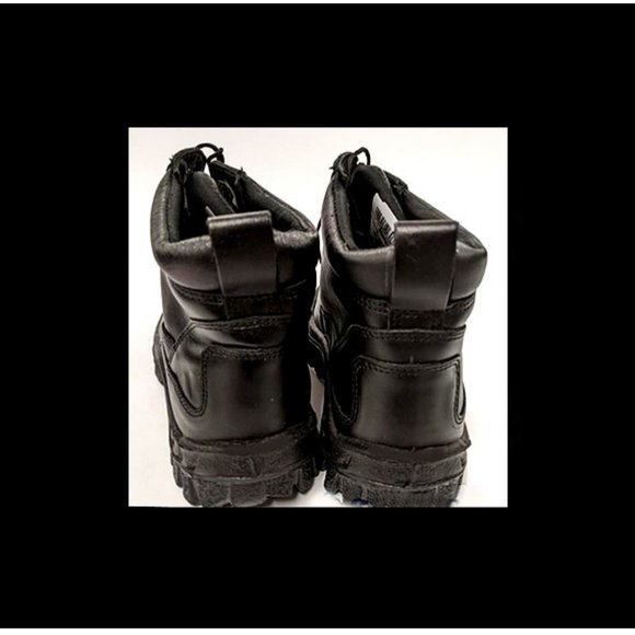 New Rare/Unique Genuine High Grain Top Grade Leather Unisex Black Boots